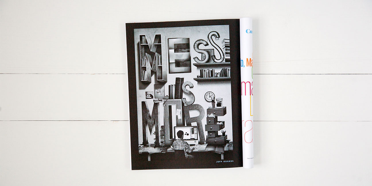 A book cover with the words mess is more